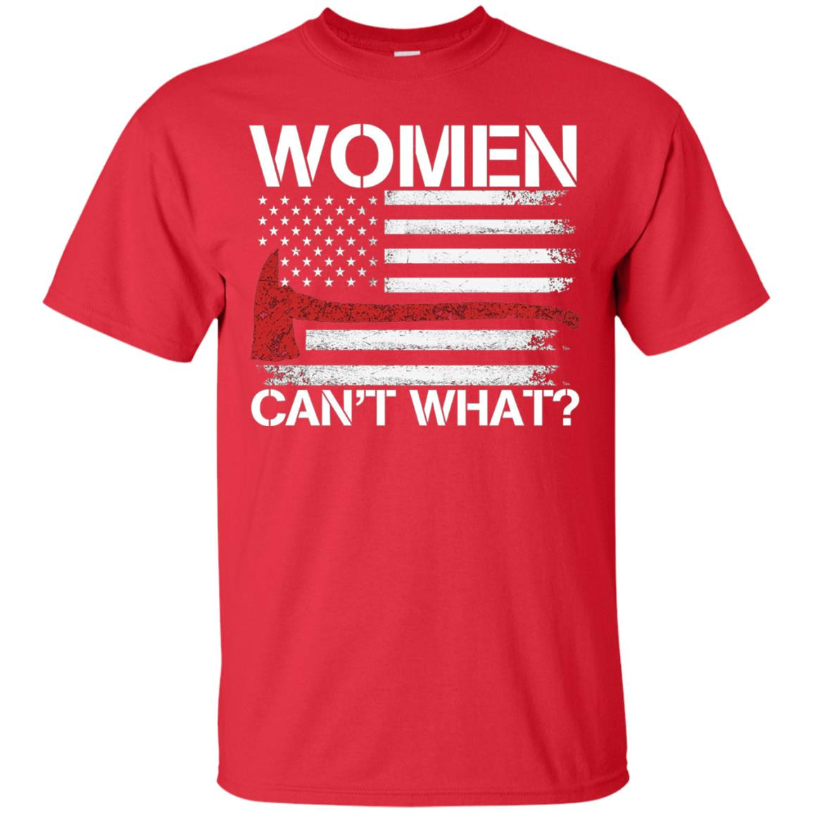 Inktee Store - Women Cant What Firefighter Men’s T-Shirt Image