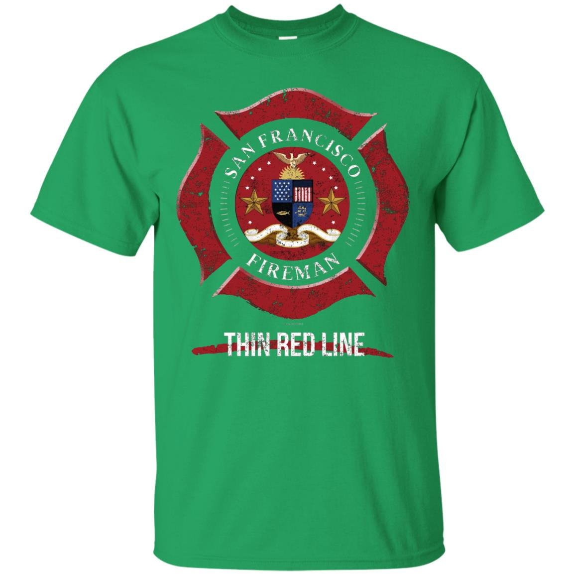 Inktee Store - San Francisco California San Francisco Firefighter Men’s T-Shirt Image