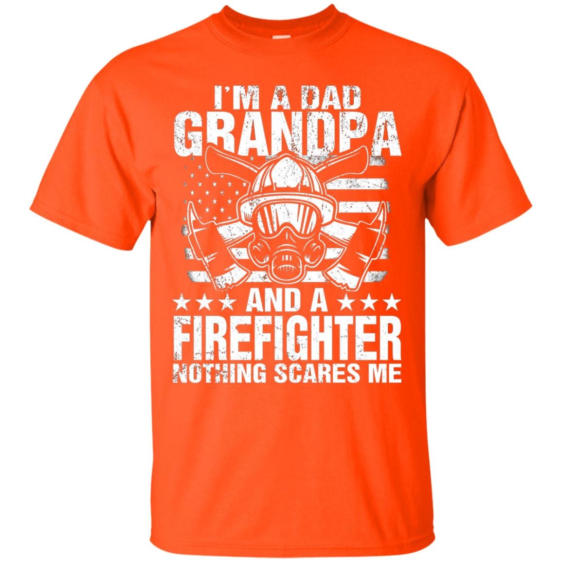 Inktee Store - Im A Dad Grandpa Firefighter Fathers Day Gift Men’s T-Shirt Image