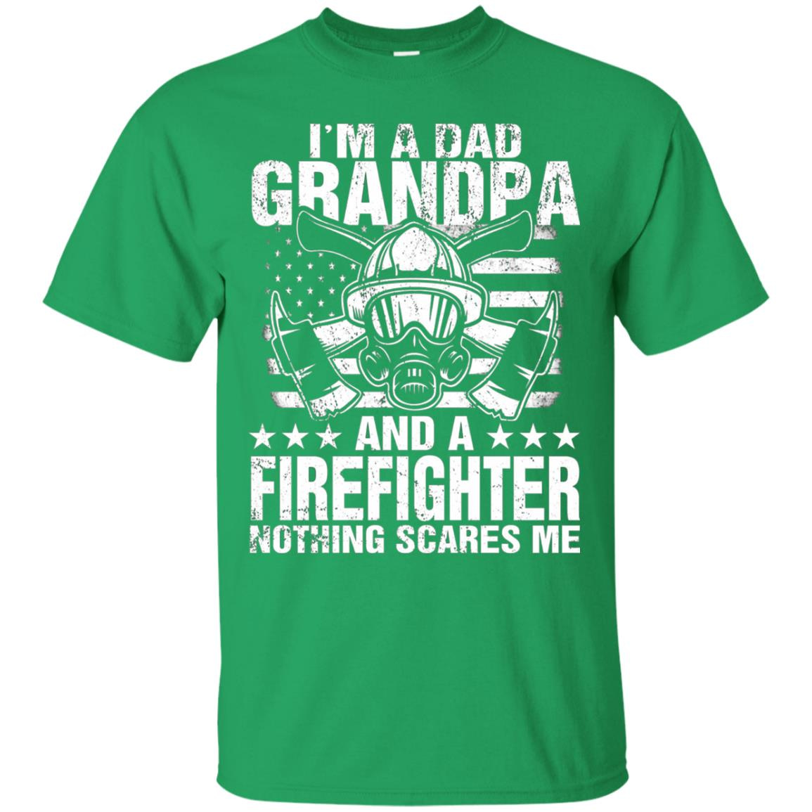Inktee Store - Im A Dad Grandpa Firefighter Fathers Day Gift Men’s T-Shirt Image