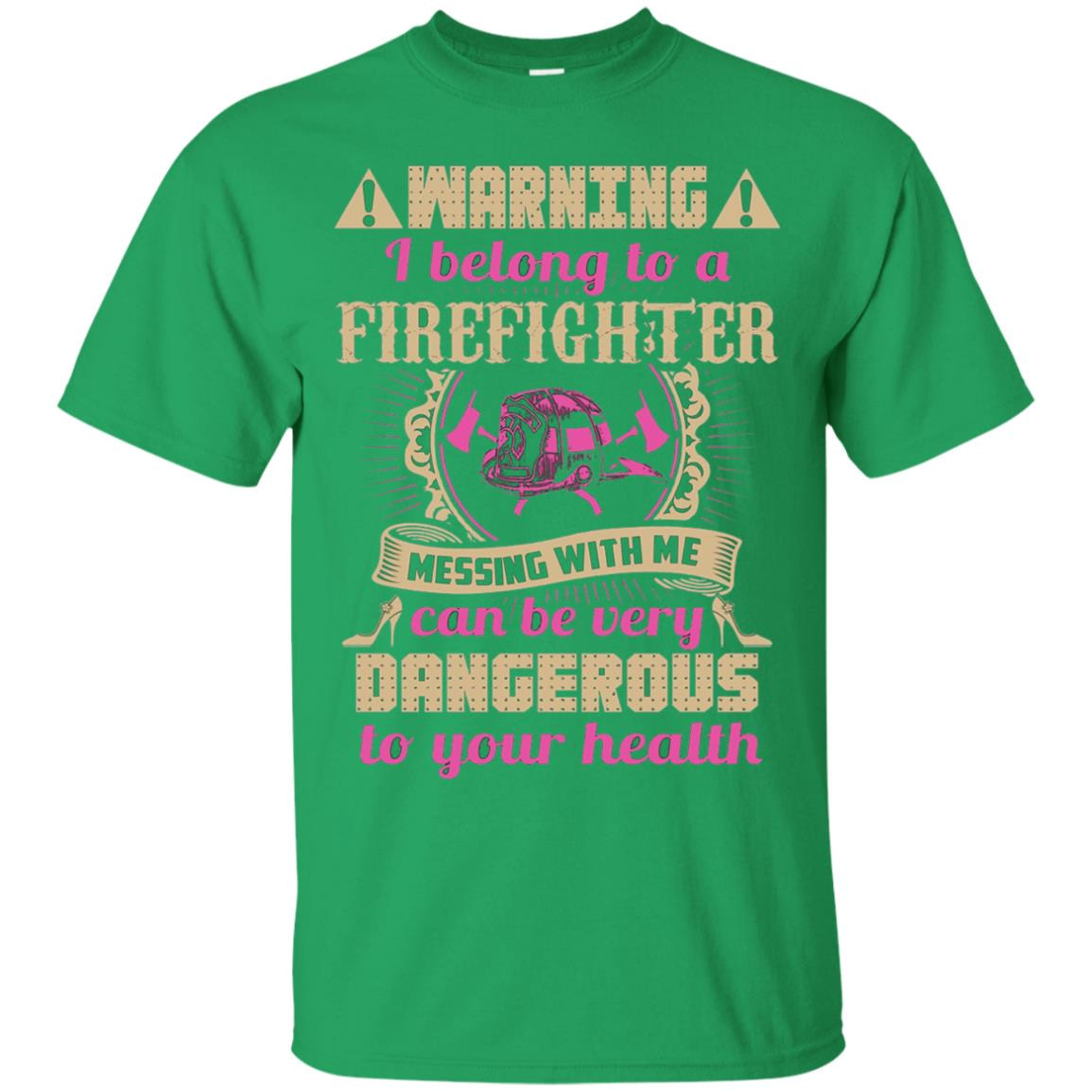 Inktee Store - I Belong To A Firefighter Men’s T-Shirt Image