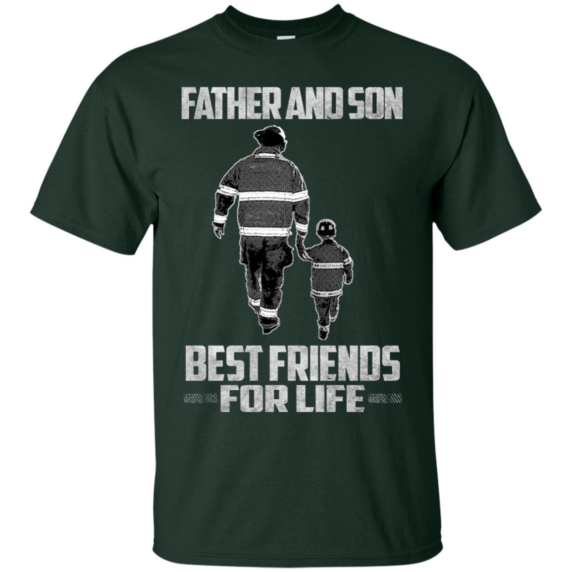 Inktee Store - Gift Christmas Firefighter Wife Daughter Son Father Mother Men’s T-Shirt Image
