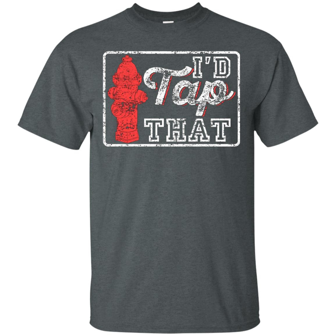 Inktee Store - Funny Firefighter - Id Tap That Men’s T-Shirt Image