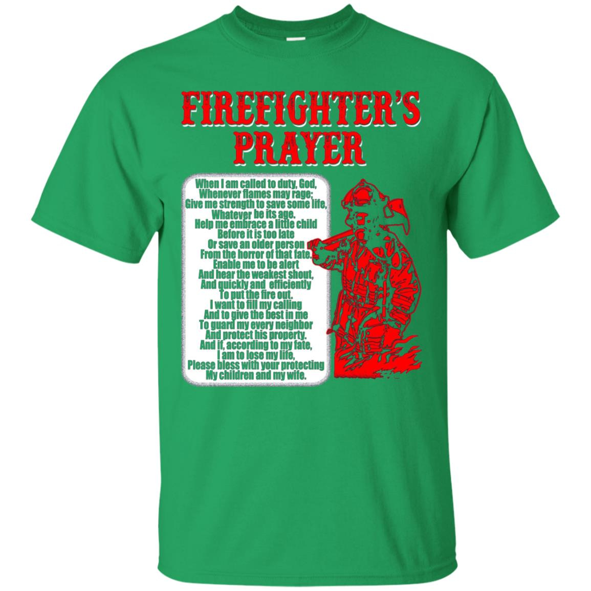 Inktee Store - Firefighters Prayer - Firefighting Men’s T-Shirt Image