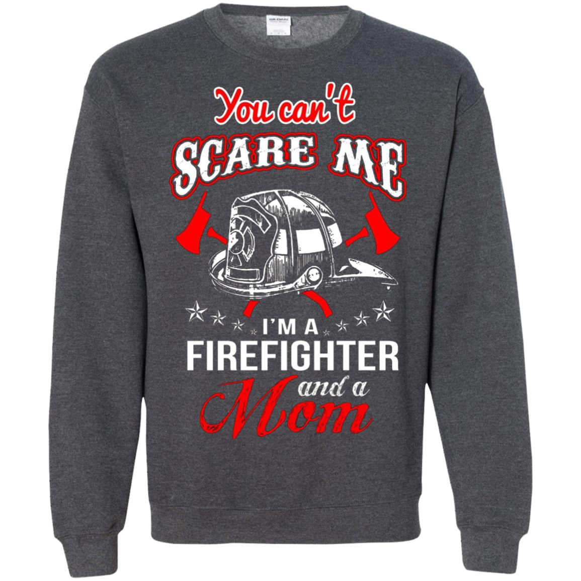 Inktee Store - You Cant Scare A Firefighter And A Mom Sweatshirt Image