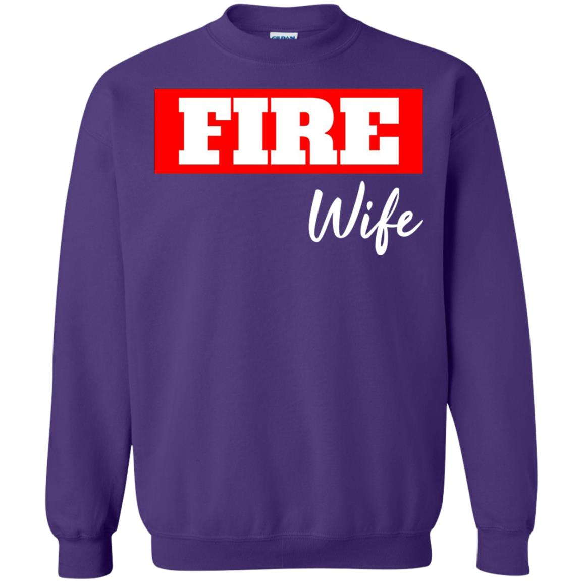 Inktee Store - Womens Fire Wife Firefighter'S Wife Sweatshirt Image