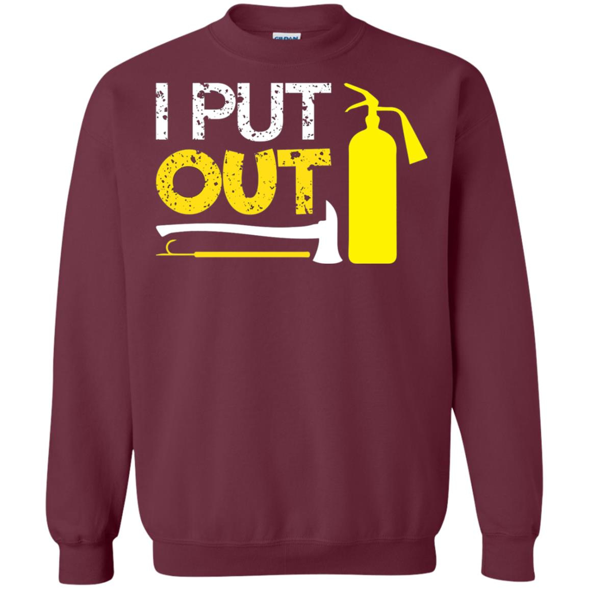 Inktee Store - I Put Out - Firefighter Sweatshirt Image