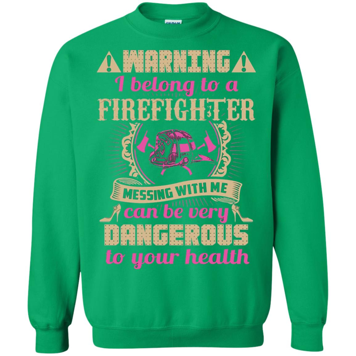 Inktee Store - I Belong To A Firefighter Sweatshirt Image