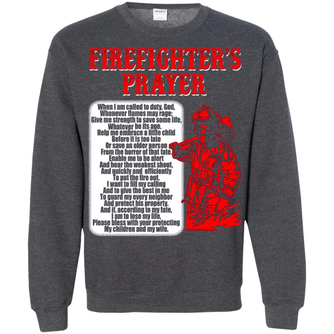 Inktee Store - Firefighters Prayer - Firefighting Sweatshirt Image