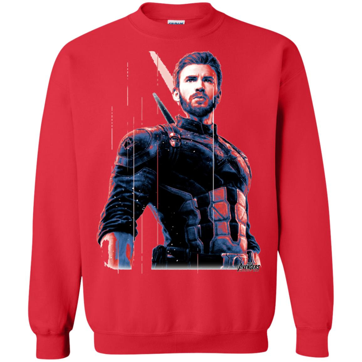 Inktee Store - Marvel Infinity War Captain America Pose Sweatshirt Image