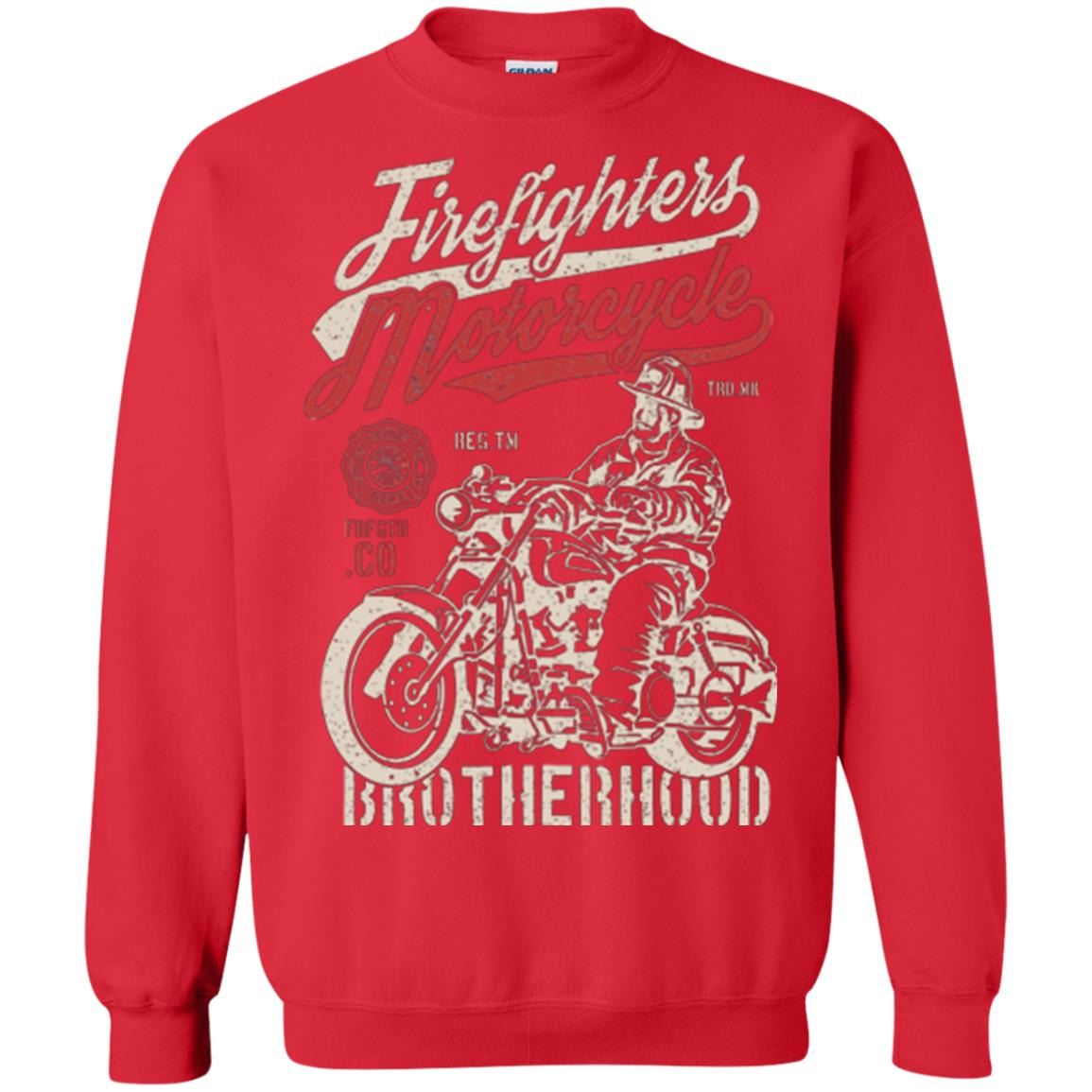 Inktee Store - Firefighter Motorcycle - Vintage Fireman Gift Costume Sweatshirt Image