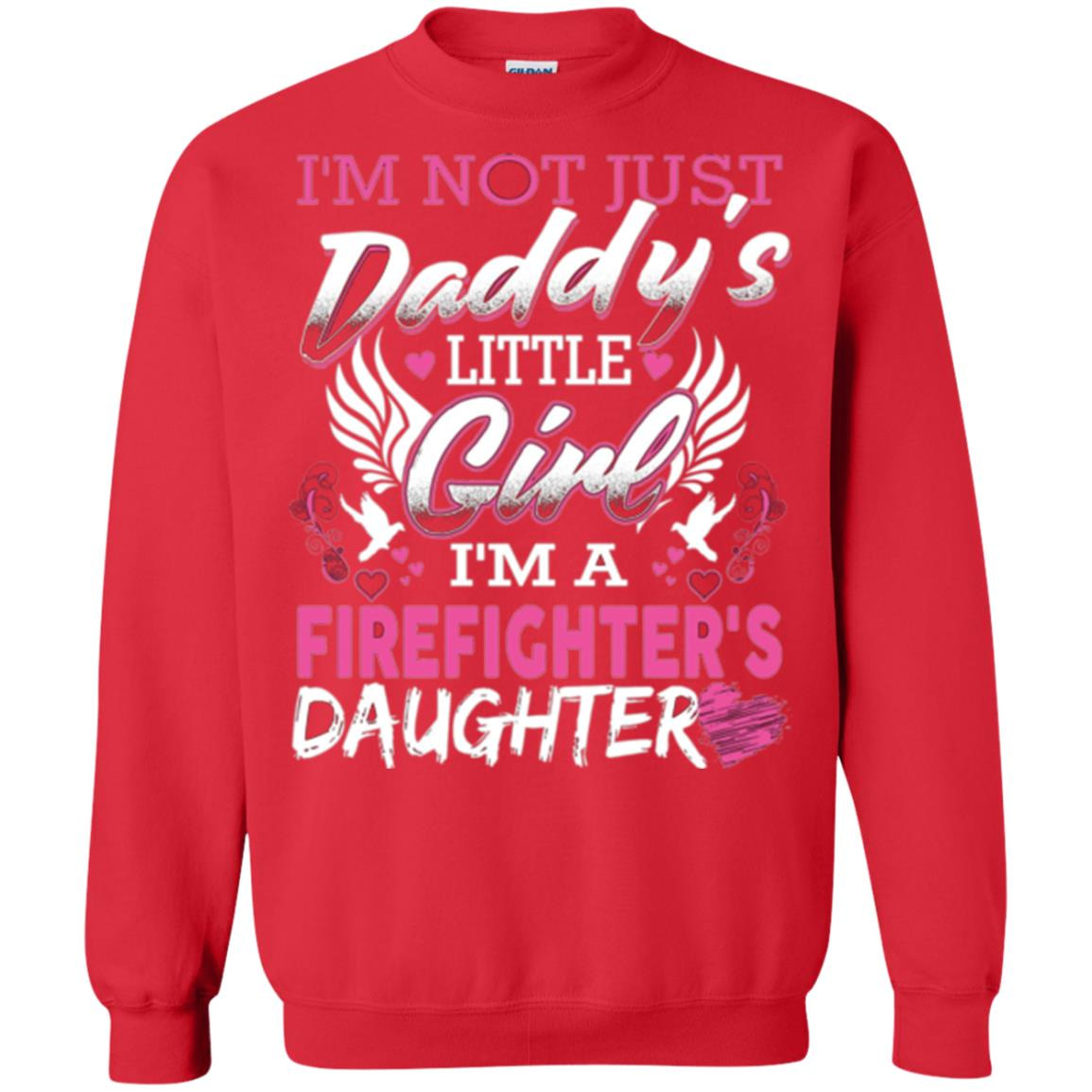 Inktee Store - Firefighter Daddy Little Girl Firefighter Daughter Sweatshirt Image