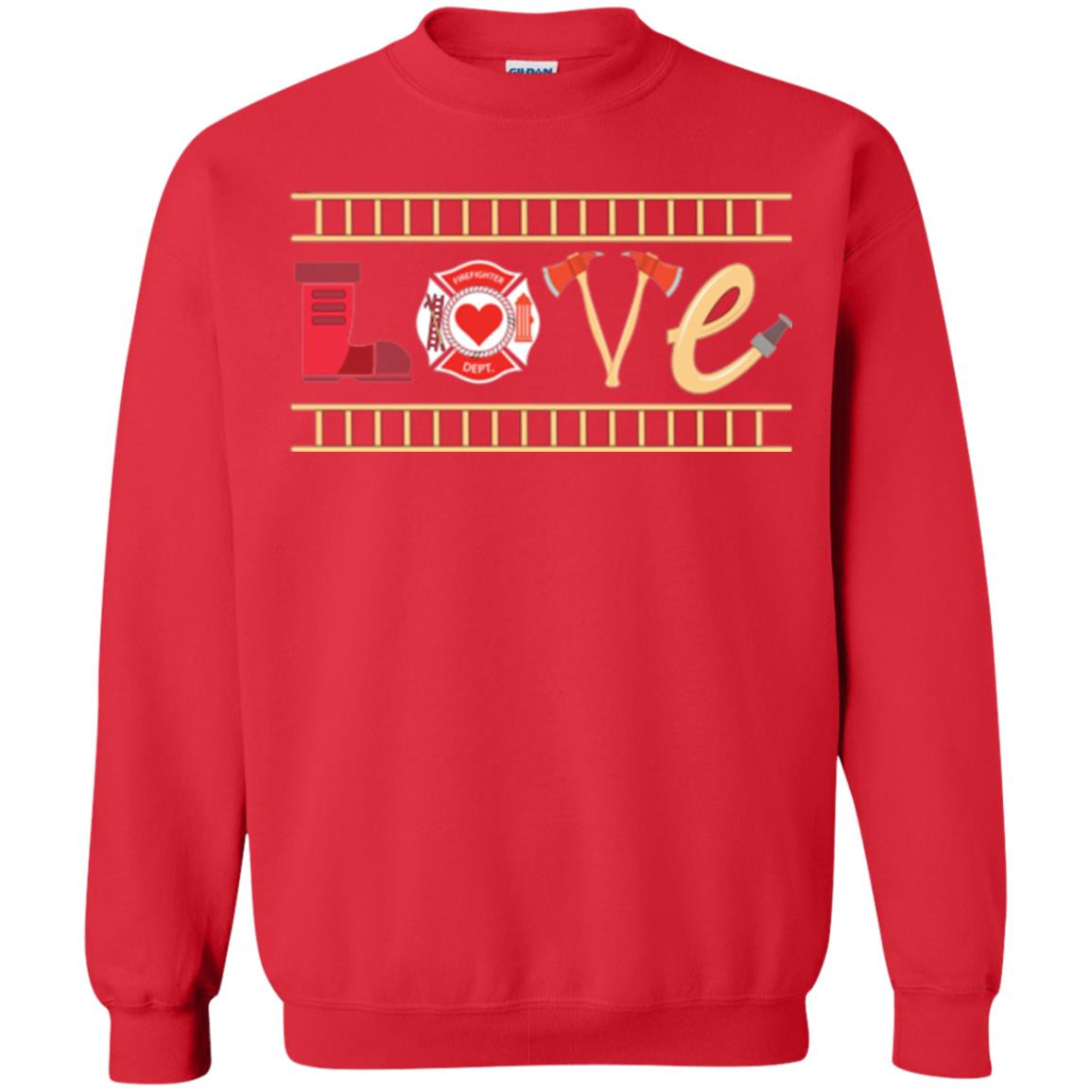 Inktee Store - Firefighter Dept Gift Kid Ladies Men Girl Outfit Sweatshirt Image