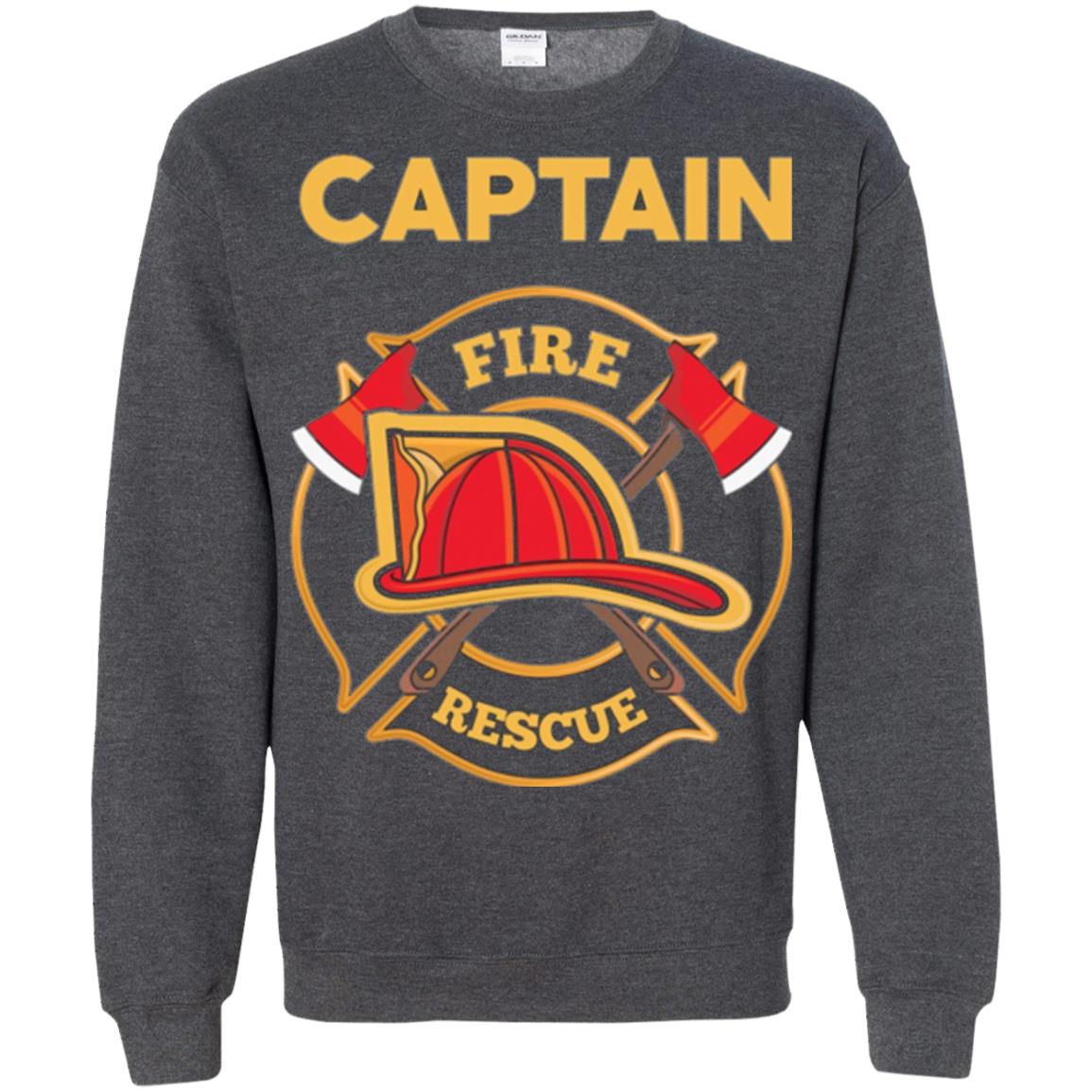 Inktee Store - Fire Rescue Captain Department Firefighters Firemen Sweatshirt Image