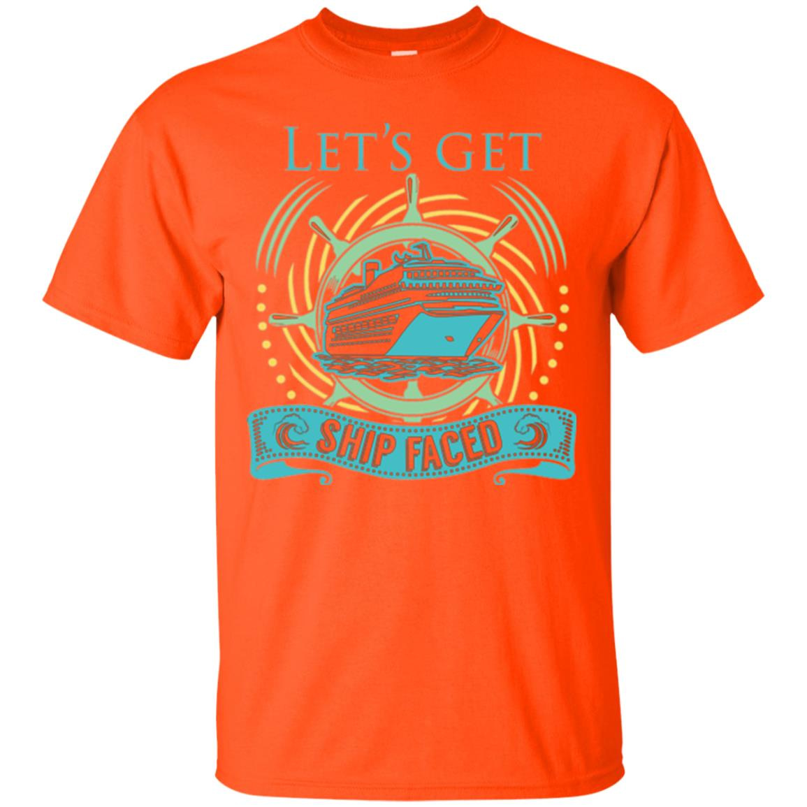 Inktee Store - Lets Get Ship Faced Cruising Men’s T-Shirt Image