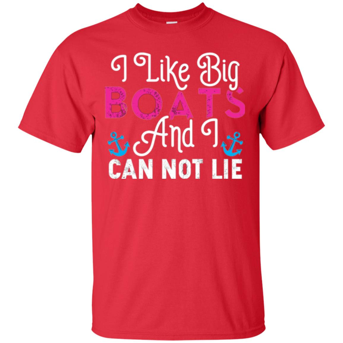 Inktee Store - I Like Big Boats And I Cannot Lie Men’s T-Shirt Image