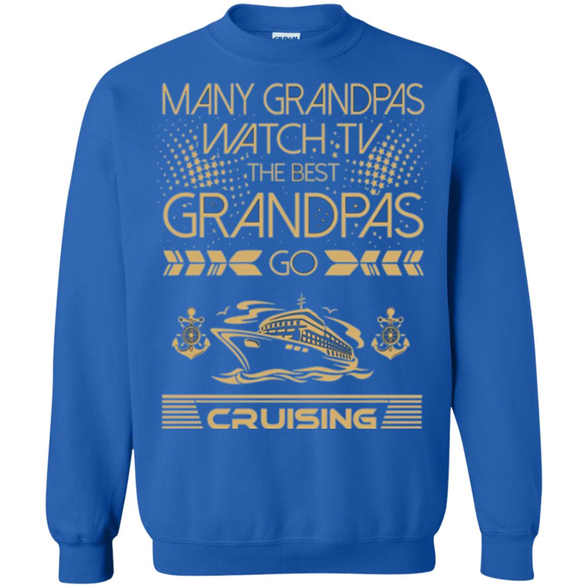 Inktee Store - Many Grandpas Watch Tv Best Cruising Outdoors Sweatshirt Image