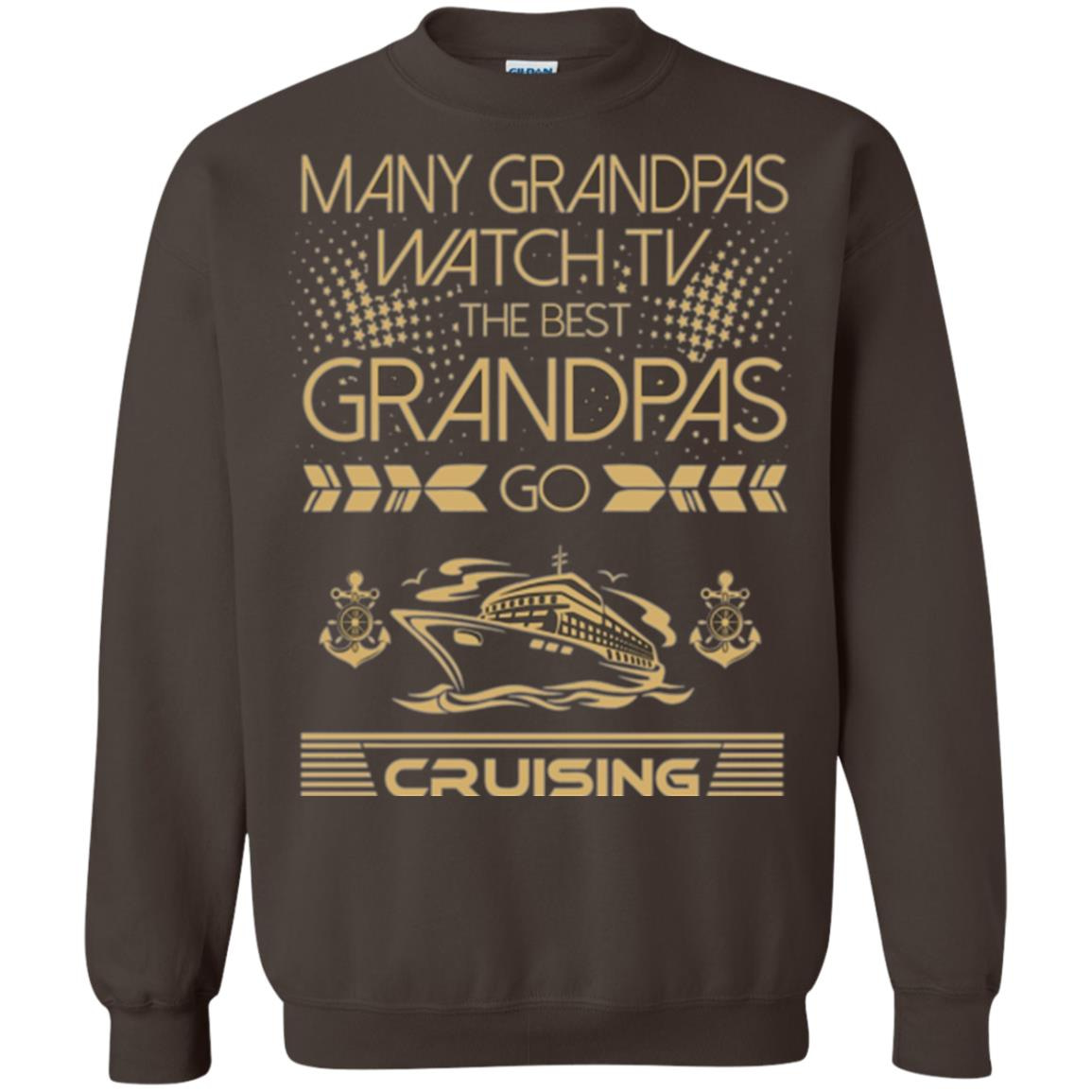 Inktee Store - Many Grandpas Watch Tv Best Cruising Outdoors Sweatshirt Image