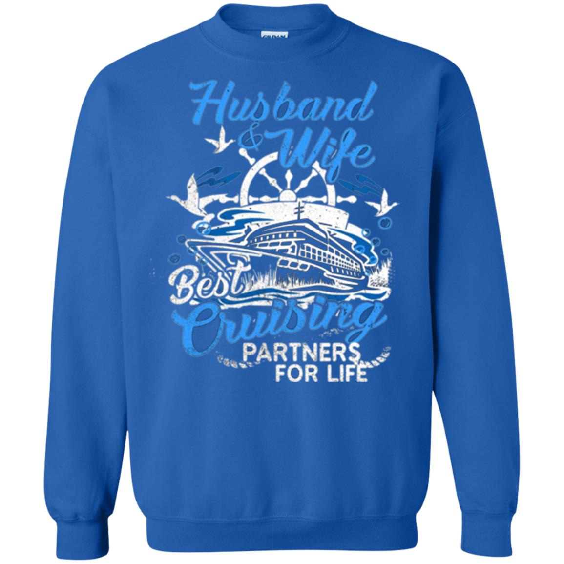 Inktee Store - Husband And Wife Cruising Partners Sweatshirt Image