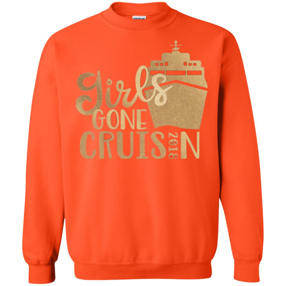 Inktee Store - Girls Gone Cruisin Vacation Shirt - Girls Cruise 2018 Sweatshirt Image
