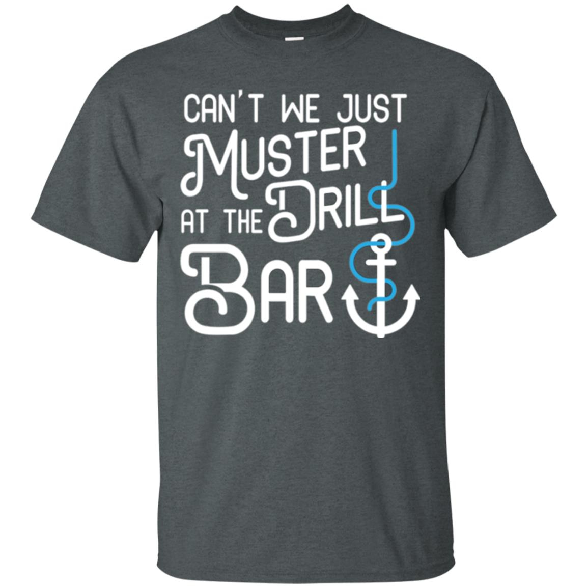 Inktee Store - Funny Cruise T Shirt Muster Drill At The Bar Men’s T-Shirt Image