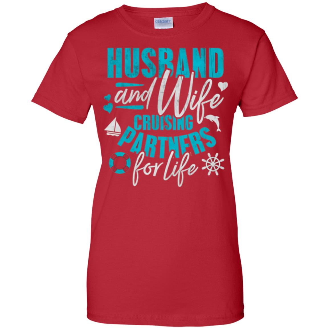 Inktee Store - Family Cruise Shirt Husband Wife Cruising Vacation Gift Women’s T-Shirt Image