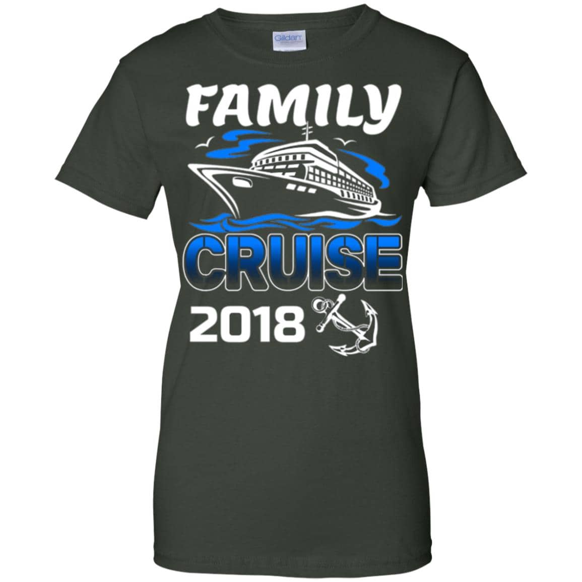 Inktee Store - Family Cruise 2018 Shirt Cruise Ship Vacation Holiday Women’s T-Shirt Image