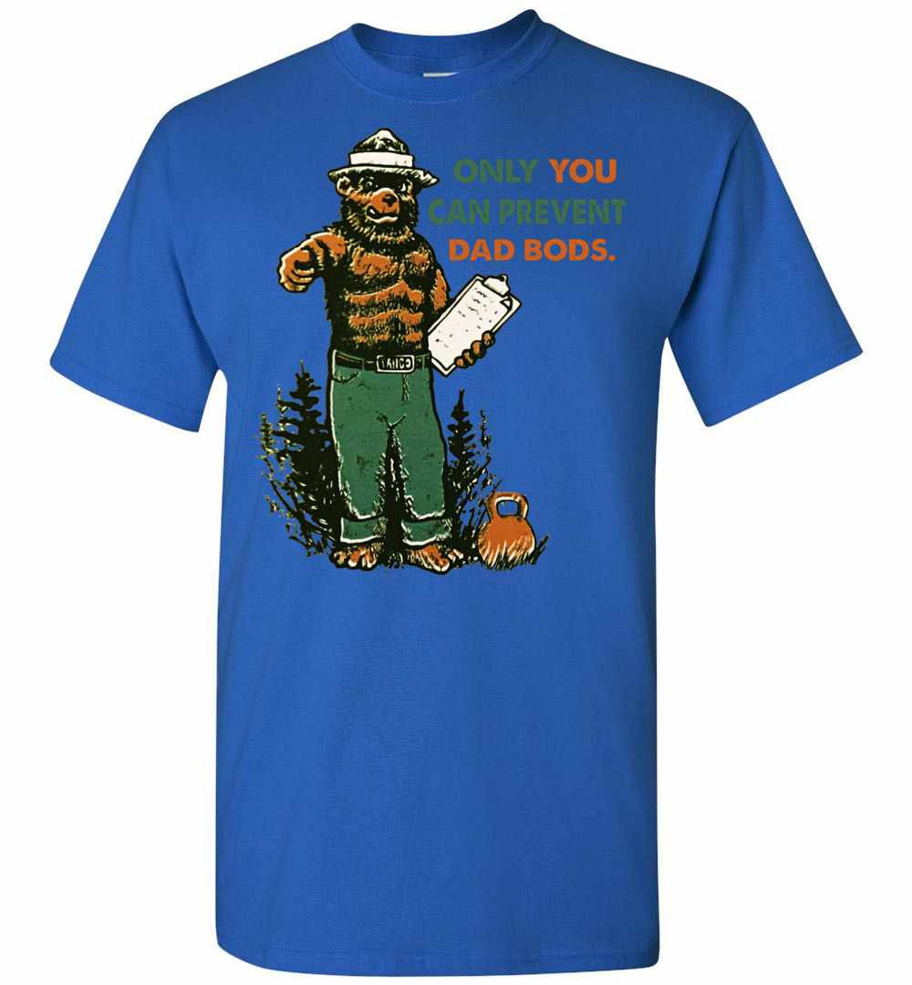 Inktee Store - Bear Only You Can Prevent Dad Bods Men'S T-Shirt Image