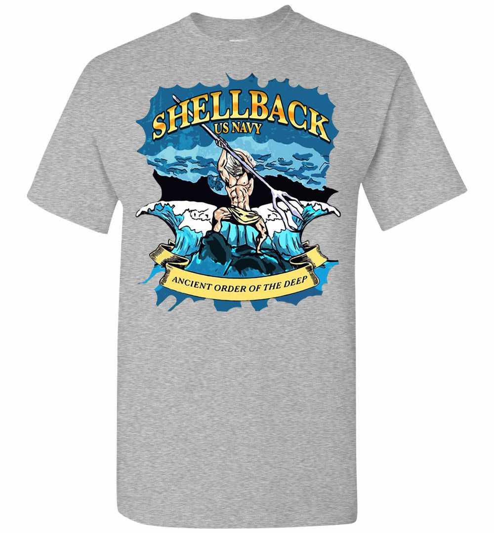 Inktee Store - Shellback Us Navy Ancient Order Of The Deep Men'S T-Shirt Image