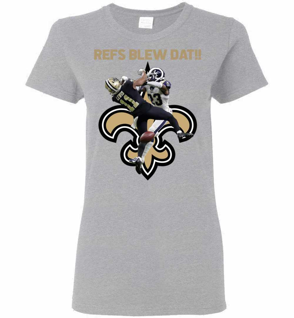 Inktee Store - New Orleans Saints Refs Blew Dat Women'S T-Shirt Image