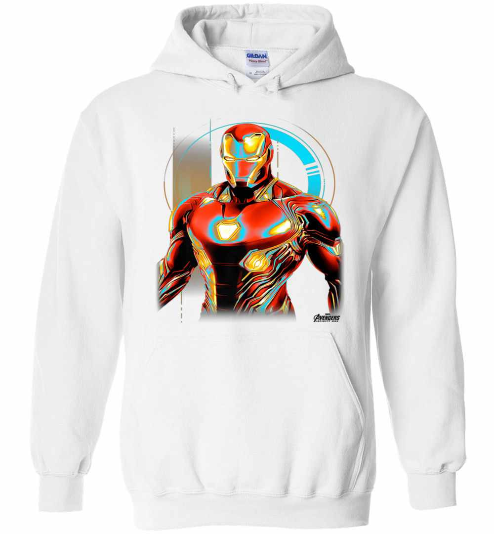 Inktee Store - Marvel Infinity War Iron Man Digital Pose Hoodies Image
