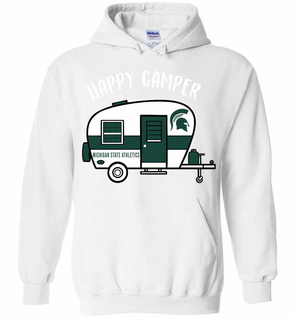 Inktee Store - Michigan State Athletics Happy Camper Hoodies Image
