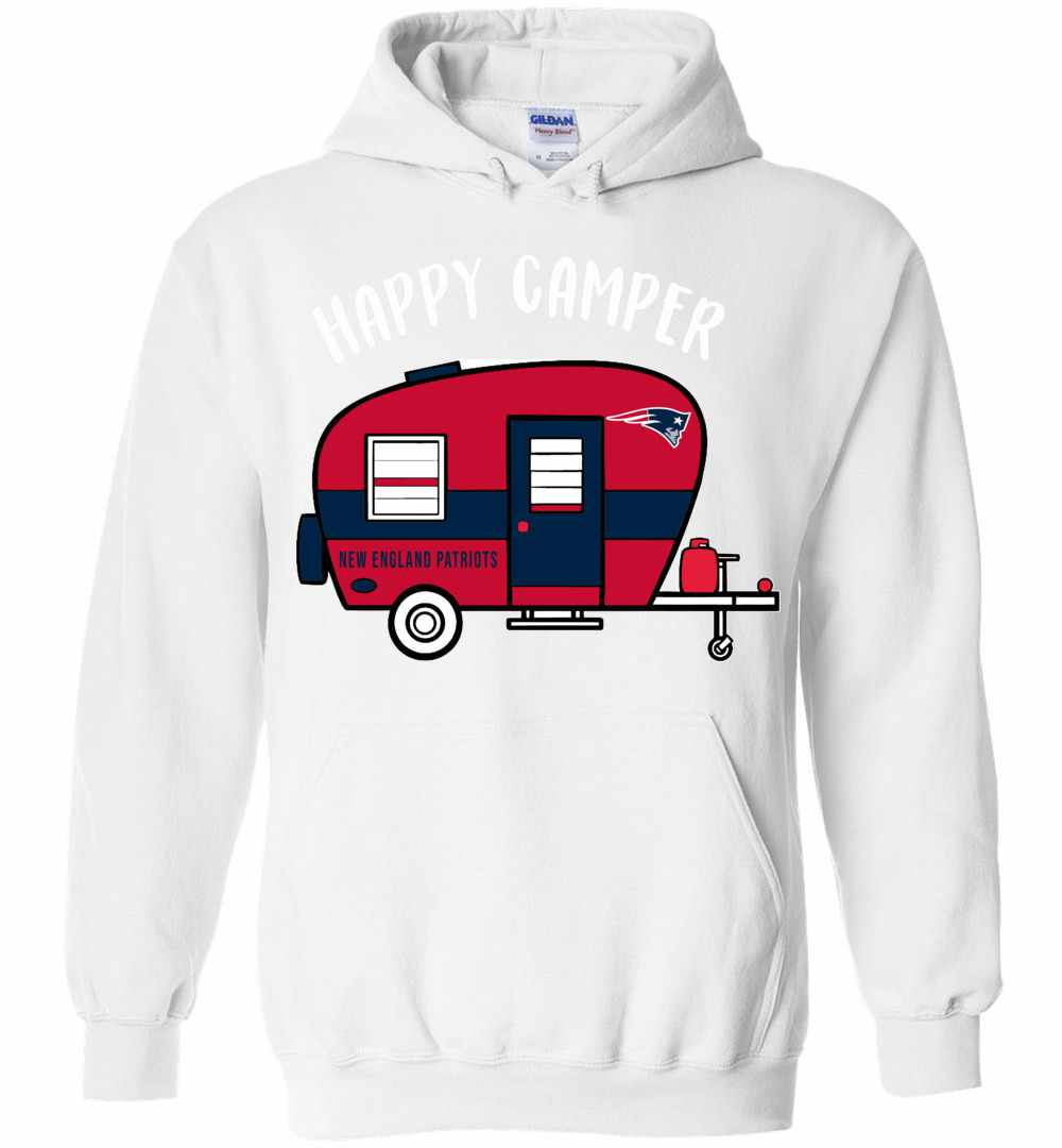 Inktee Store - New England Patriots Happy Camper Hoodies Image
