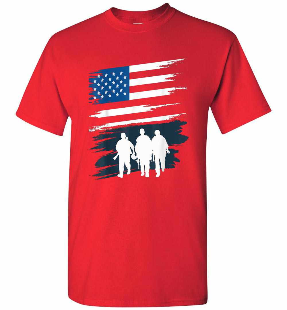 Inktee Store - Red Friday Remember Everyone Deployed Men'S T-Shirt Image