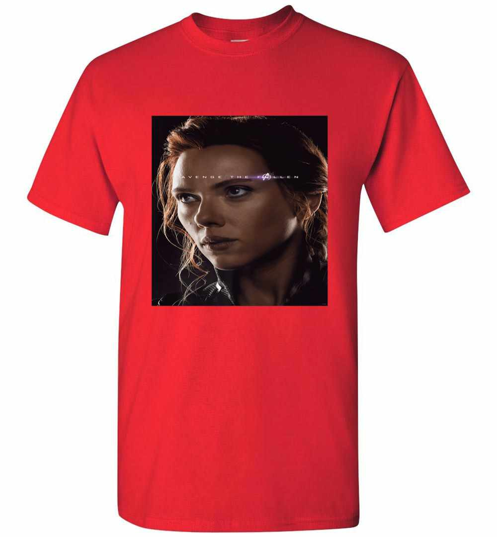 Inktee Store - Marvel Avengers Endgame Black Widow Poster Men'S T-Shirt Image