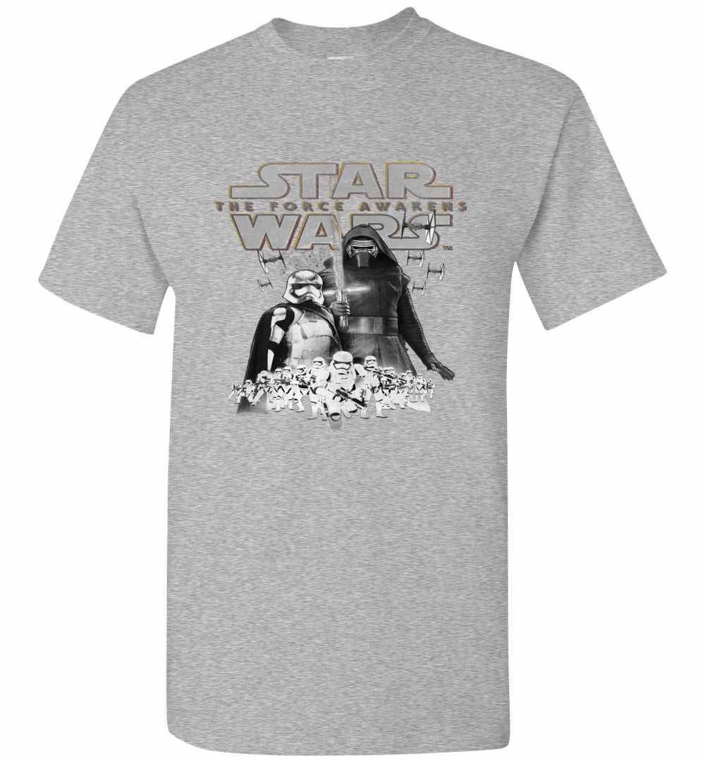 Inktee Store - Star Wars Force Awakens Sketch Men'S T-Shirt Image