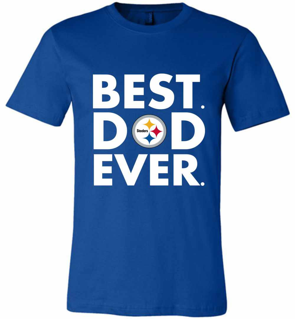 Inktee Store - Best Father'S Day Pittsburgh Steelers Dad Premium T-Shirt Image
