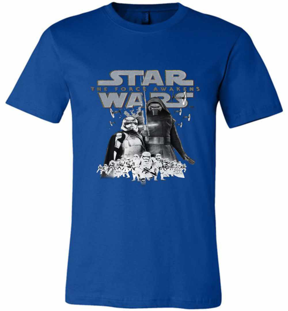 Inktee Store - Star Wars Force Awakens Sketch Premium T-Shirt Image