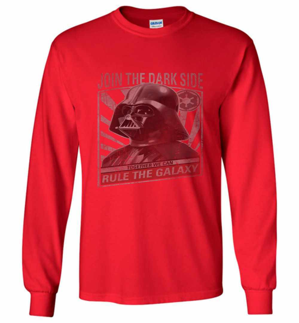 Inktee Store - Star Wars Vader Propaganda Long Sleeve T-Shirt Image