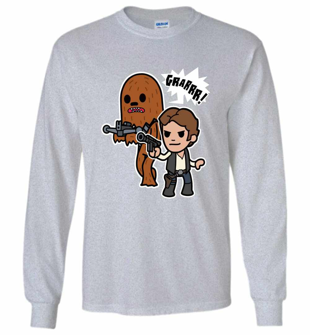 Inktee Store - Star Wars Han Chewy Long Sleeve T-Shirt Image