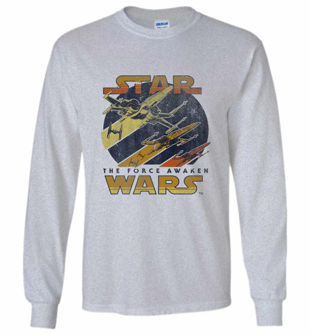 Inktee Store - Star Wars Vintage Red Squadron Long Sleeve T-Shirt Image