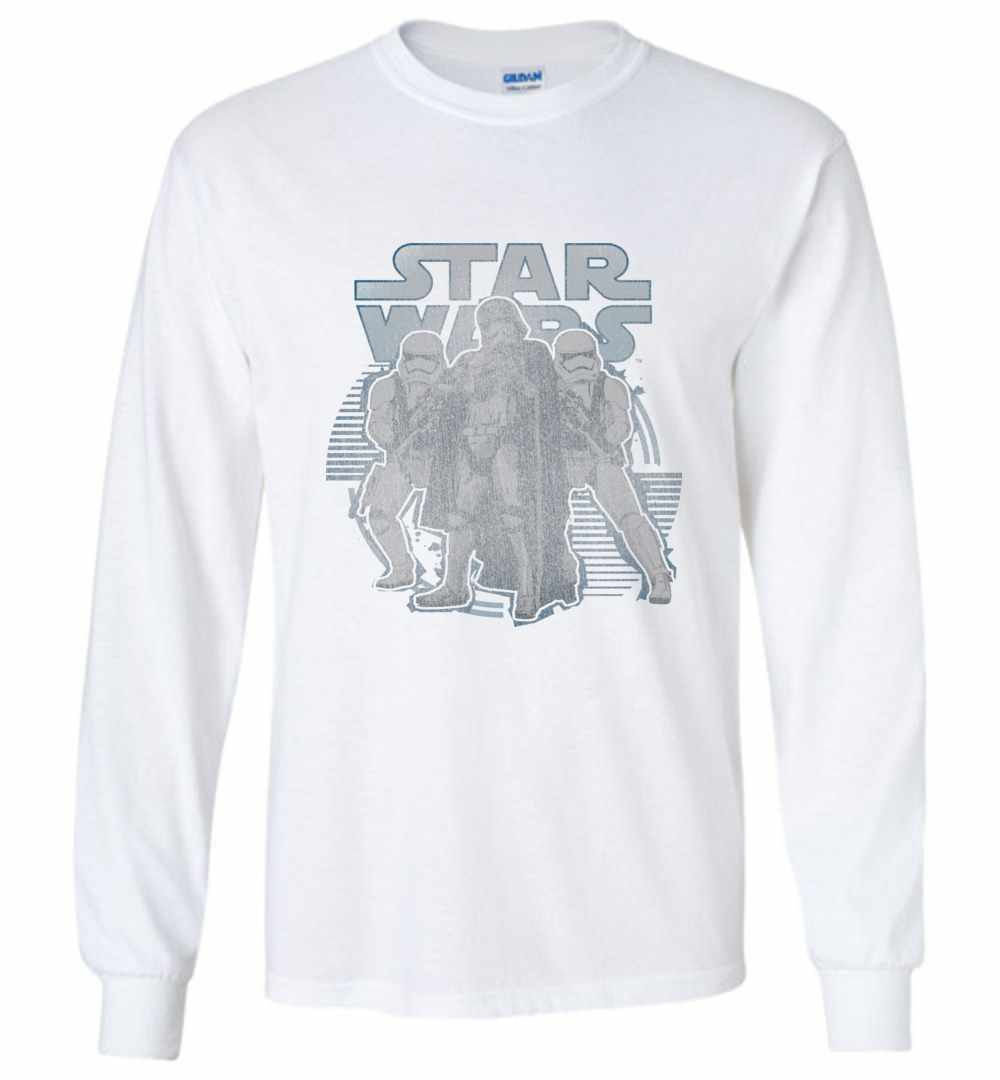 Inktee Store - Star Wars Vintage First Order Long Sleeve T-Shirt Image