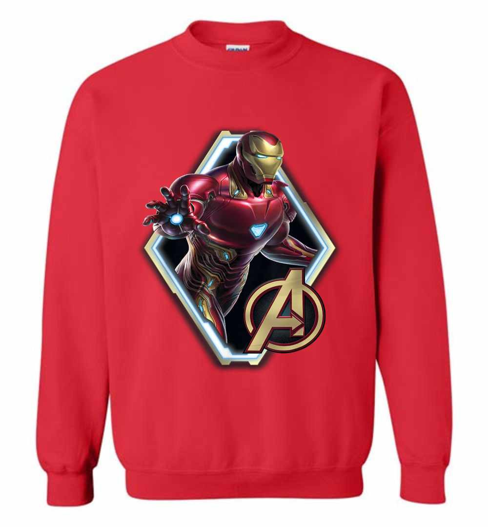 Inktee Store - Marvel Avengers Endgame Iron Man Logo Graphic Sweatshirt Image