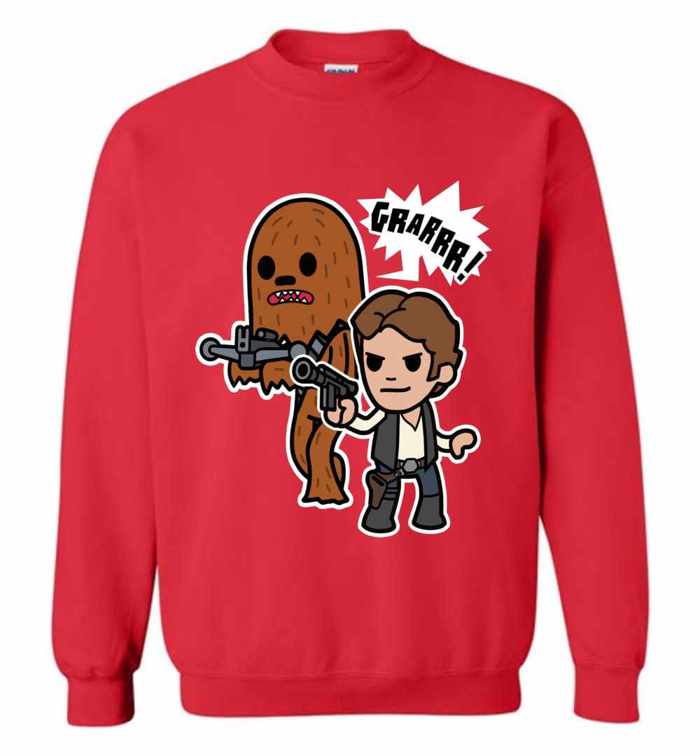 Inktee Store - Star Wars Han Chewy Sweatshirt Image