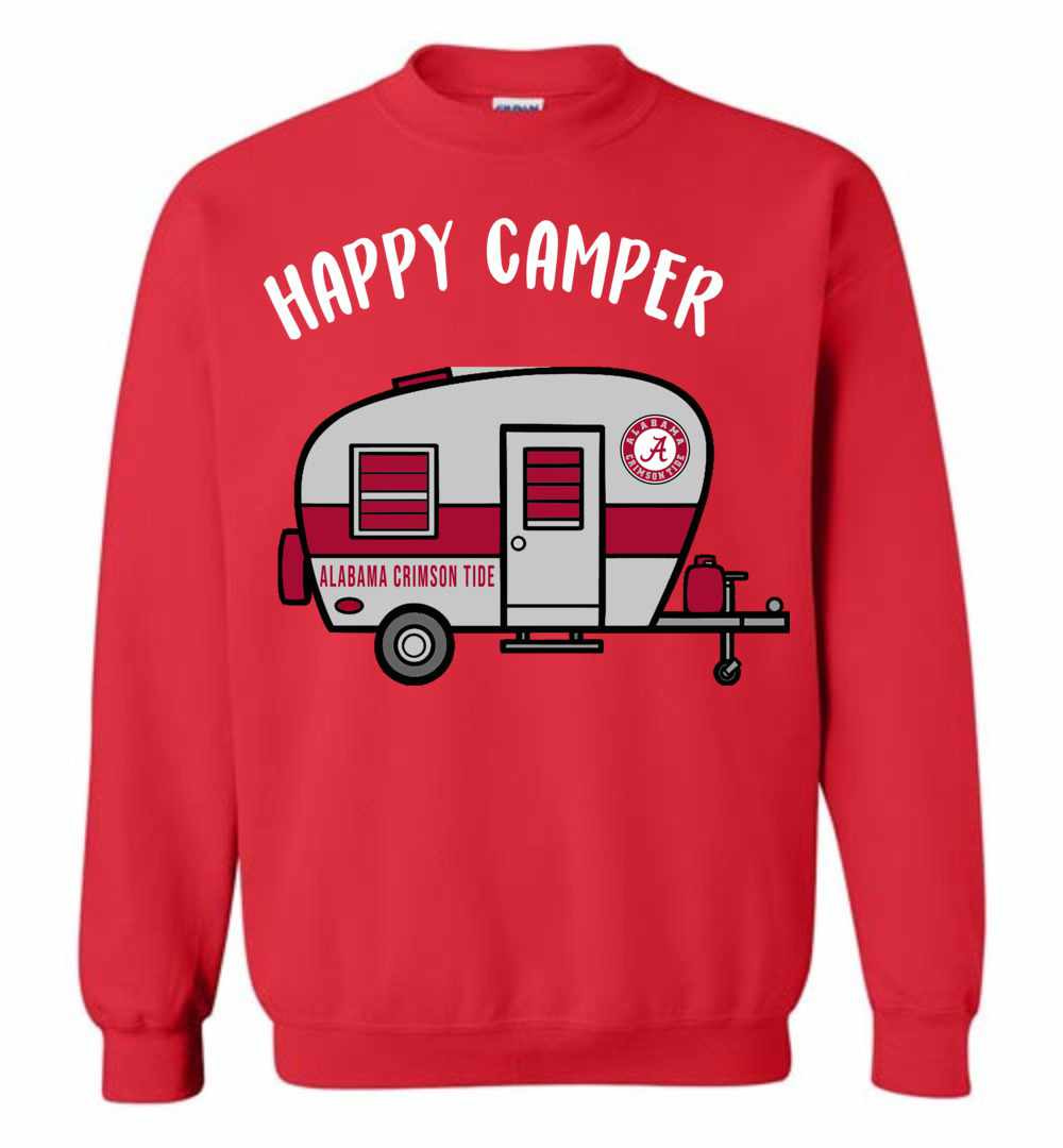 Inktee Store - Alabama Crimson Tide Happy Camper Sweatshirt Image