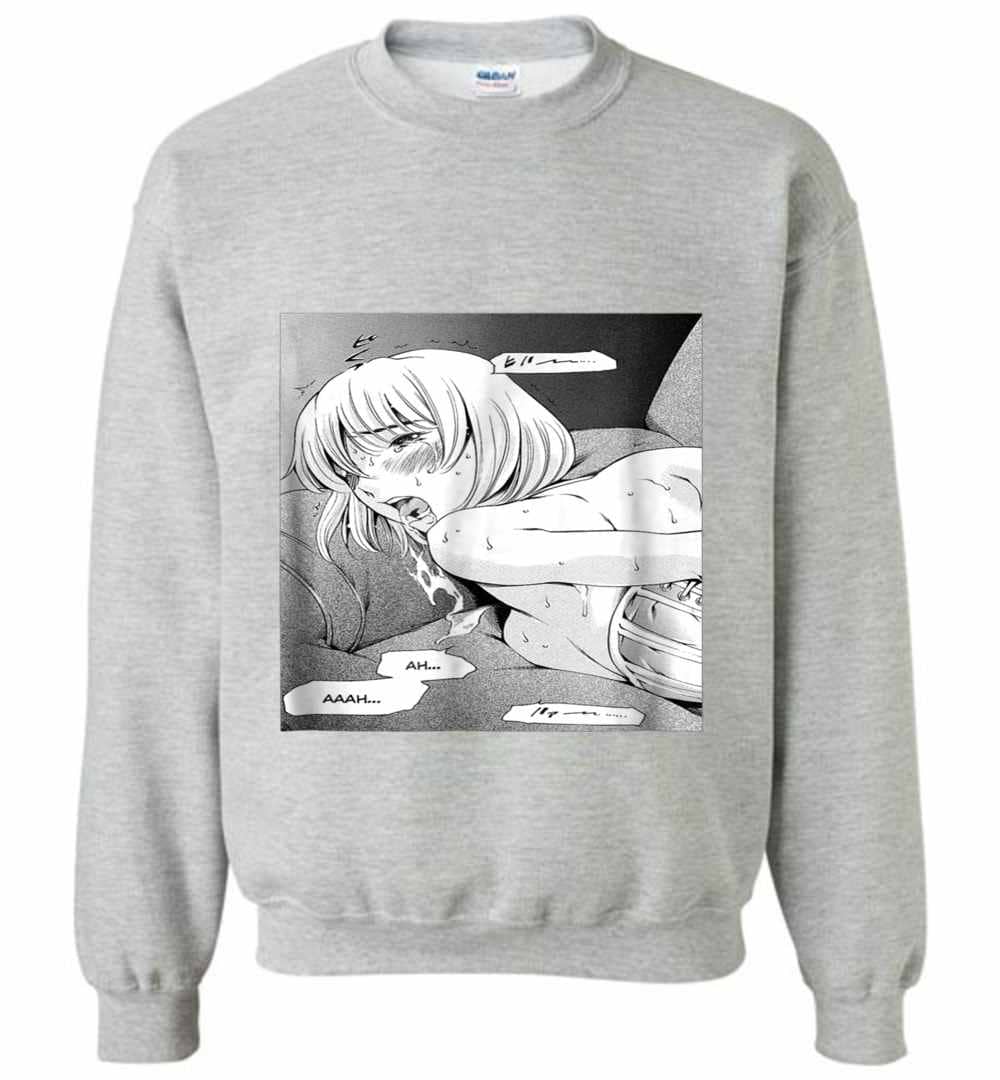 Inktee Store - Lewd Hentai Senpai Japanese Sweatshirt Image