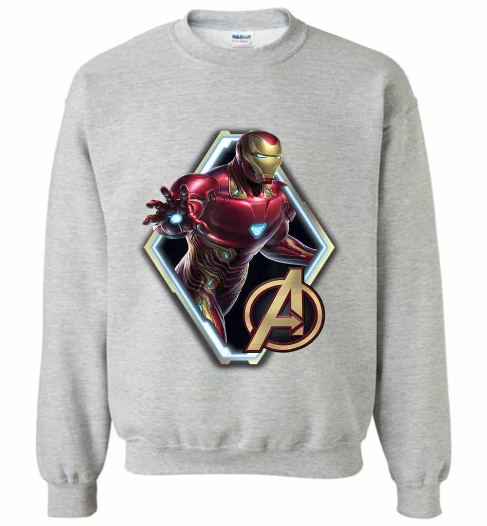 Inktee Store - Marvel Avengers Endgame Iron Man Logo Graphic Sweatshirt Image