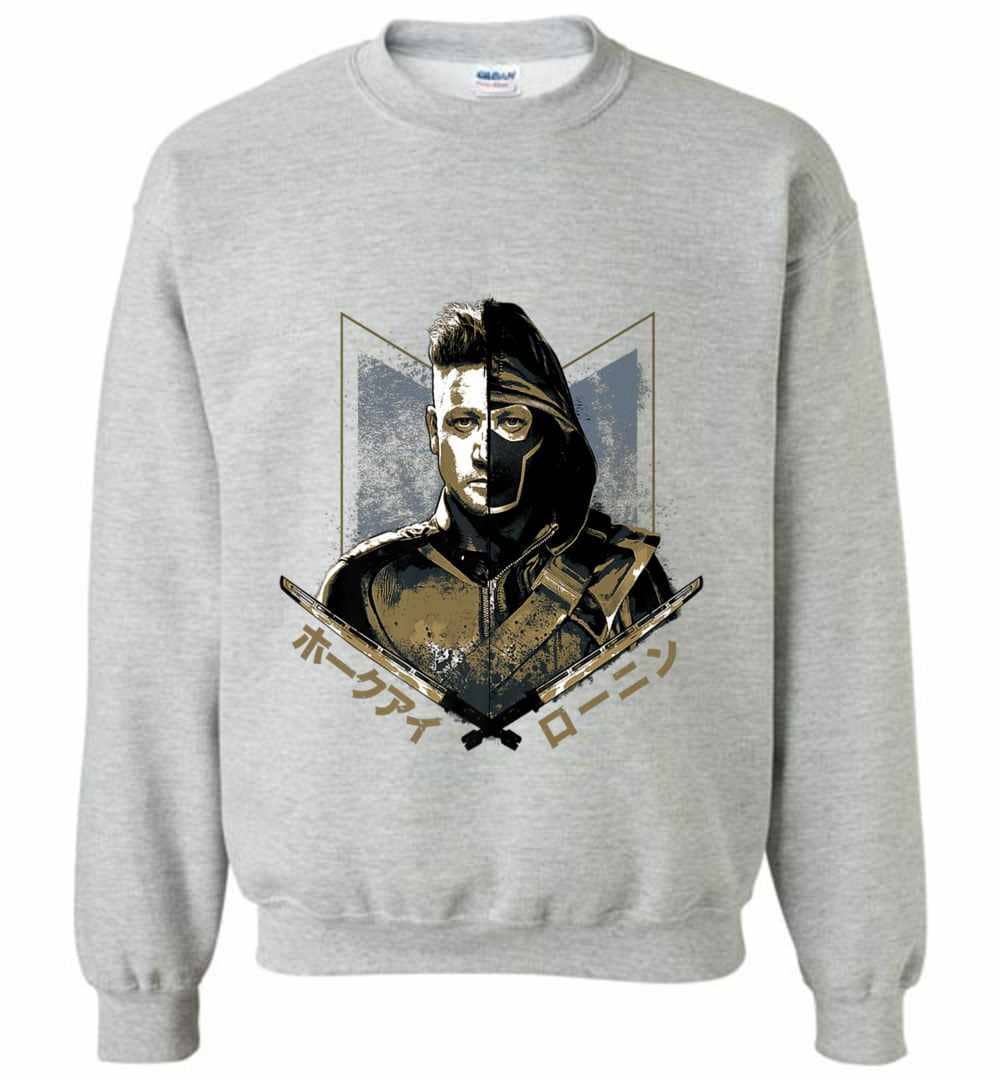 Inktee Store - Marvel Avengers Endgame Ronin Hawkeye Sweatshirt Image