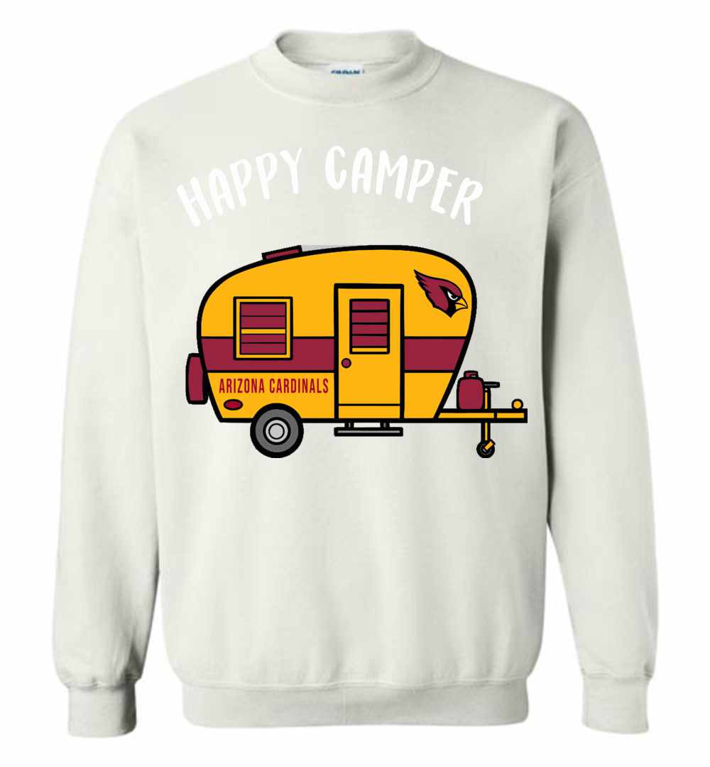 Inktee Store - Arizona Cardinals Happy Camper Sweatshirt Image