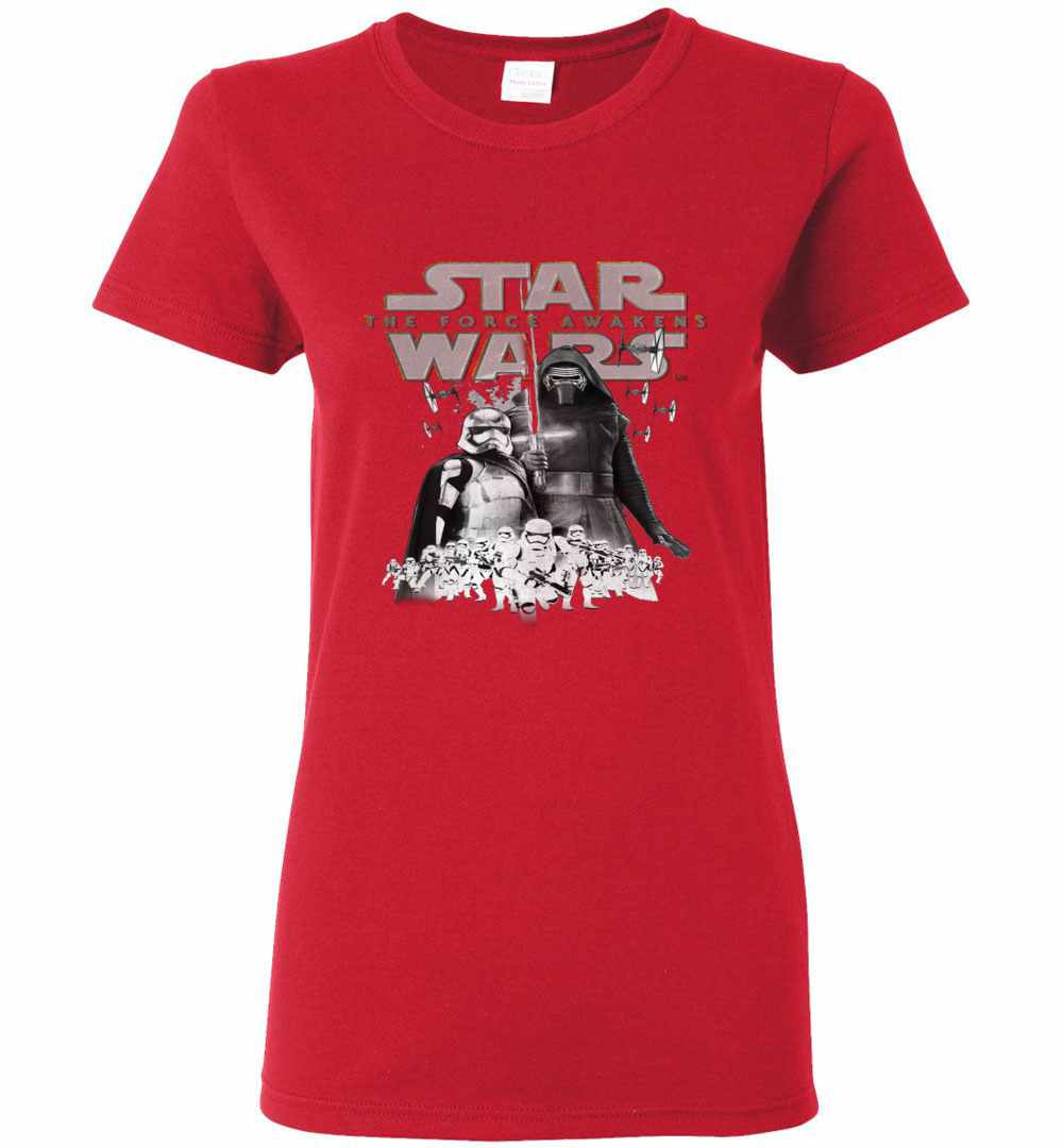 Inktee Store - Star Wars Force Awakens Sketch Women'S T-Shirt Image